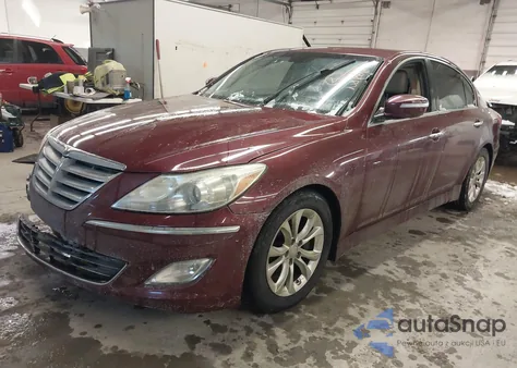 2012 Hyundai Genesis 3.8 z USA, uszkodzony, nr VIN KMHGC4DD2CU183114